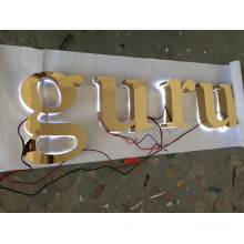 Building Laser Cut Cast Brsuhed Stainless Steel Metal Bronze Dimensional Solid Business Letter